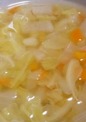 ポカポカ♪白だしで和風野菜スープ☆-レシピのメイン写真