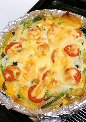 食パンでキッシュ-レシピのメイン写真