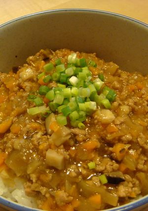 野菜たっぷり♪豚ひき肉の中華風とろみ丼-レシピのメイン写真