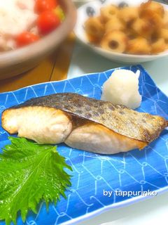 魚★サワラのオリーブオイルde塩焼き -レシピのメイン写真