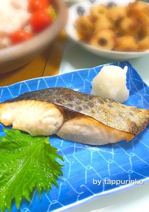魚★サワラのオリーブオイルde塩焼き　-レシピのメイン写真