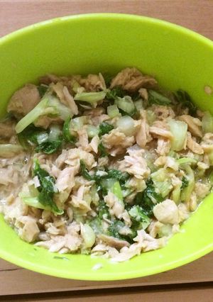 セロリの葉のツナ醤油-レシピのメイン写真