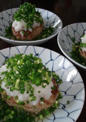 絶品☆スプーンでいただく和風ハンバーグ☆-レシピのメイン写真