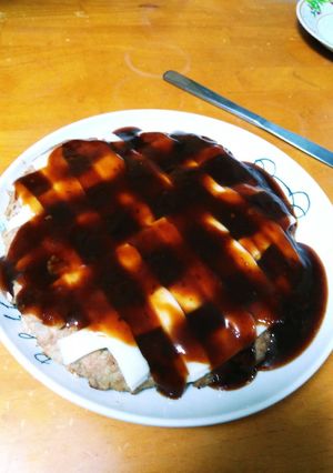 簡単ラクちん♪子供が喜ぶ巨大ハンバーグ！-レシピのメイン写真