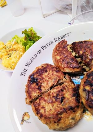 15分でごぼうハンバーグ！食べごたえあり-レシピのメイン写真