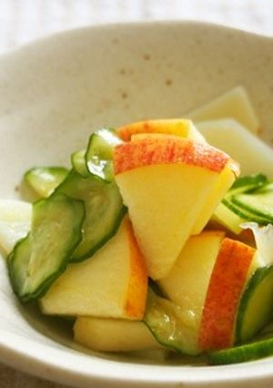 りんごとじゃが芋・きゅうりの酢の物♪-レシピのメイン写真