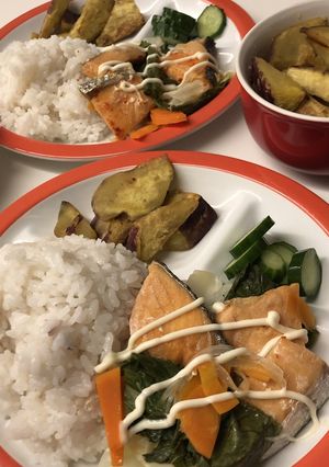 鮭追いマヨソテー-レシピのメイン写真