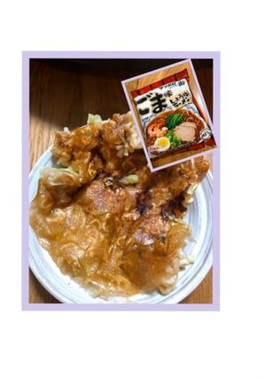 もんじゃ風おやき-レシピのメイン写真