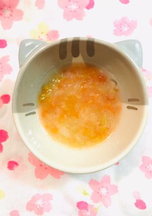 離乳食中期✩.*˚トマトキャベツのスープ-レシピのメイン写真