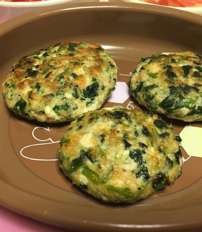 1歳半の幼児食！野菜入り豆腐ハンバーグ☆-レシピのメイン写真