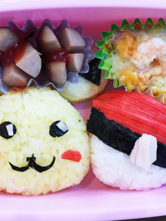 ピカチュウのキャラ弁-レシピのメイン写真