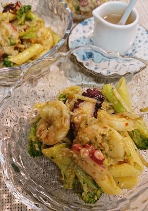 海の幸ピリ辛味噌和え-レシピのメイン写真