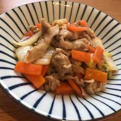 ★生姜香る★豚肉と野菜の甘辛とろみ炒め-レシピのメイン写真