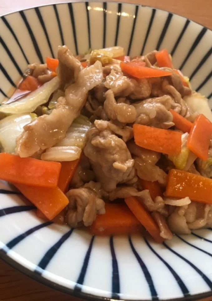 ★生姜香る★豚肉と野菜の甘辛とろみ炒め-レシピのメイン写真