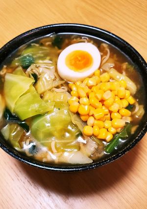 野菜たっぷり!醤油あんかけラーメン-レシピのメイン写真