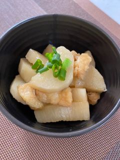 長芋と油揚げの煮物-レシピのメイン写真
