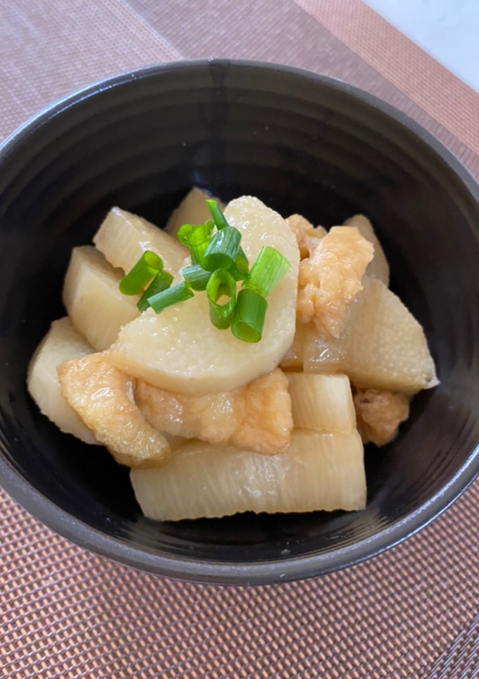 長芋と油揚げの煮物-レシピのメイン写真