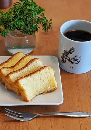 HMで簡単！とろけ〜るパウンドケーキ♫-レシピのメイン写真
