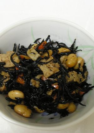 豚肉いり!ひじきの炒め煮-レシピのメイン写真