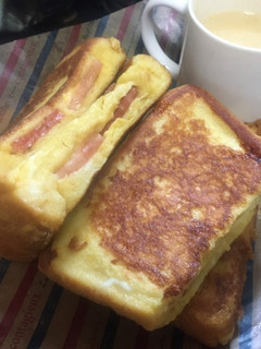 濃厚☆ベーコンチーズフレンチトースト-レシピのメイン写真