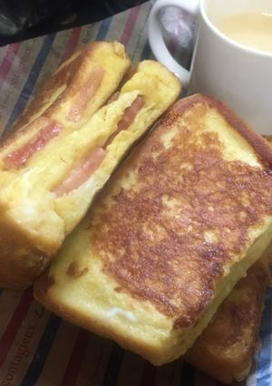 濃厚☆ベーコンチーズフレンチトースト-レシピのメイン写真