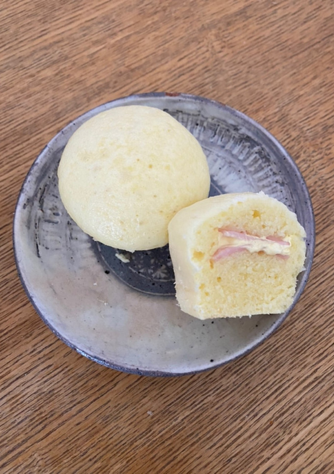 フライパンとHMで簡単ハムマヨ蒸しパン-レシピのメイン写真