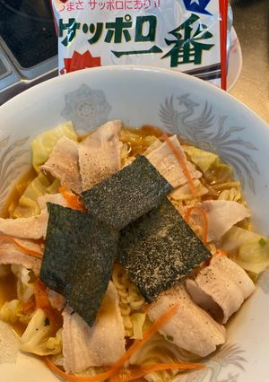 サッポロ一番豚しゃぶラーメン-レシピのメイン写真