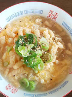 海老あられ入りかき玉ラーメン-レシピのメイン写真