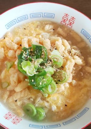 海老あられ入りかき玉ラーメン-レシピのメイン写真