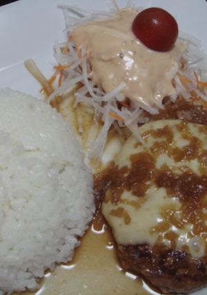 我が家のハンバーグ。びっくりドンキー風★-レシピのメイン写真
