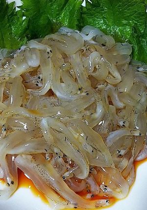 白魚のお刺身-レシピのメイン写真