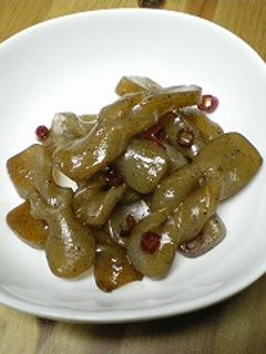 こんにゃくの炒り煮-レシピのメイン写真