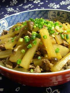 大根とお肉のこっくり炒め煮-レシピのメイン写真
