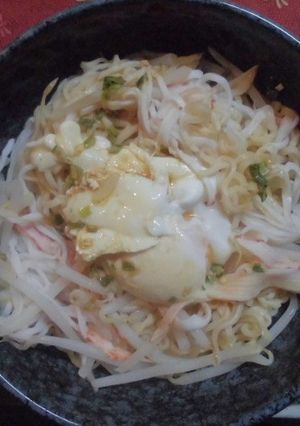 サッポロ一番醤油味で釜揚げラーメン-レシピのメイン写真