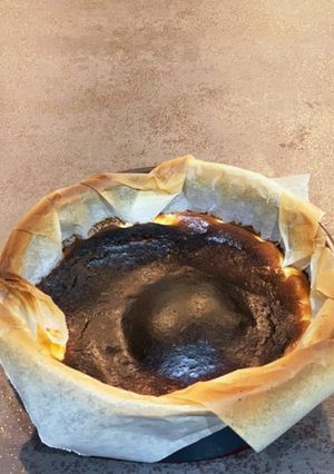バスク風チーズケーキ-レシピのメイン写真