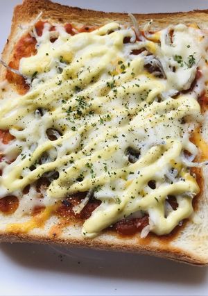 ピザトースト●しらすのチーズ＆マヨネーズ-レシピのメイン写真