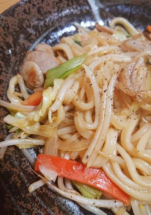 あっという間の焼きうどん♡-レシピのメイン写真