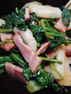 ベーコンとかぶキャベツバター醤油炒め-レシピのメイン写真