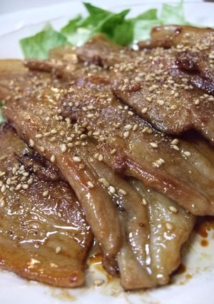 豚バラ肉の甘辛照り焼き♪-レシピのメイン写真