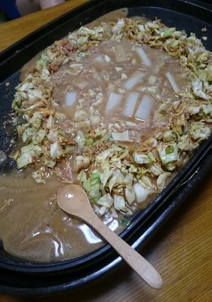 もち明太チーズ　もんじゃ焼き-レシピのメイン写真
