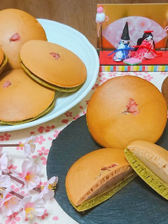 桜が香る✿桜の三色どら焼き…ひな祭りにも-レシピのメイン写真