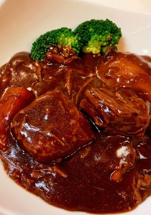 ＊圧力鍋でお肉ごろごろビーフシチュー＊-レシピのメイン写真