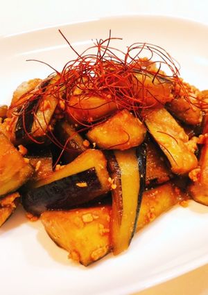 余った鶏そぼろをリメイク！麻婆風ナス炒め-レシピのメイン写真