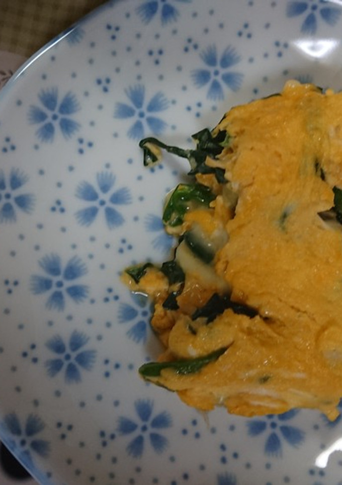 ほうれん草の玉子焼き風マヨソテー-レシピのメイン写真