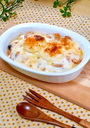 豆腐とひき肉のクリーミーグラタン-レシピのメイン写真
