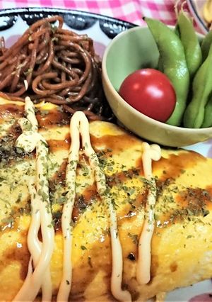 子供喜ぶ！おつまみにも！【オムお好み焼】-レシピのメイン写真