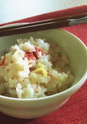さっぱり☆梅と生姜のごはん-レシピのメイン写真