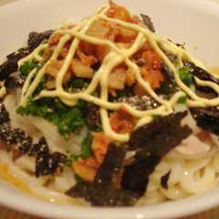 激ウマみそゴマダレ冷しゃぶキムチうどん☆-レシピのメイン写真