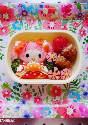 キャラ弁＊マイメロディおひなさま♪*-レシピのメイン写真