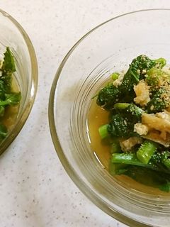 菜の花(菜花)と油揚げのだし煮-レシピのメイン写真